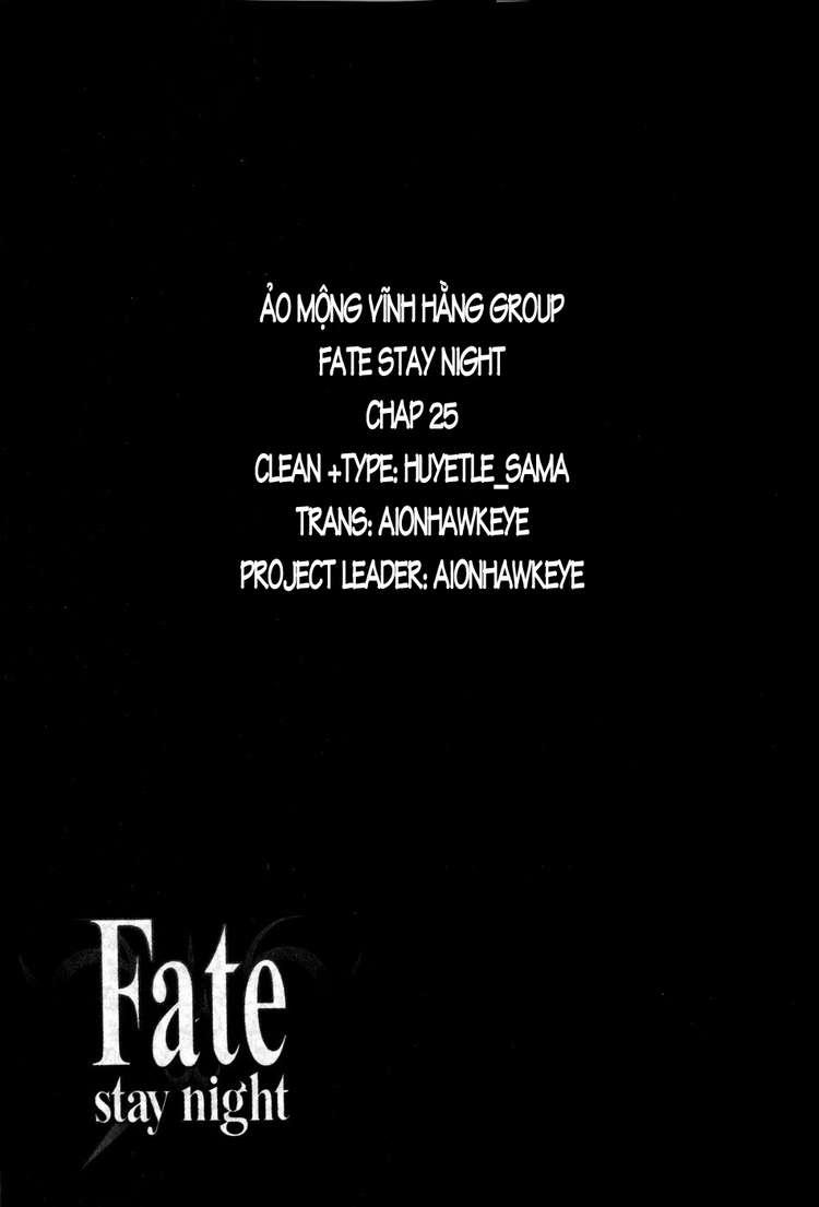 Fate Stay Night Chapter 25 - Trang 2