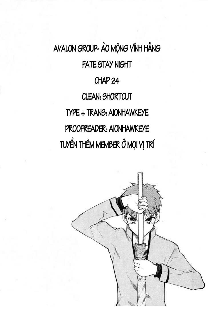 Fate Stay Night Chapter 24 - Trang 2