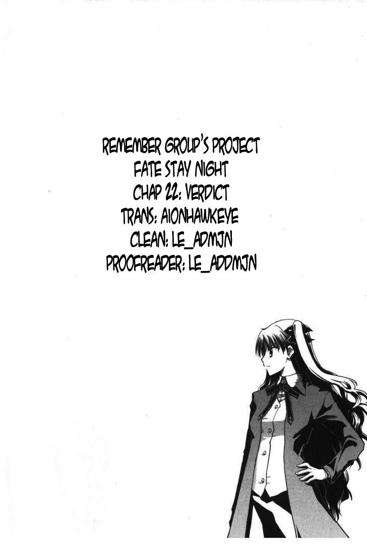 Fate Stay Night Chapter 22 - Trang 2