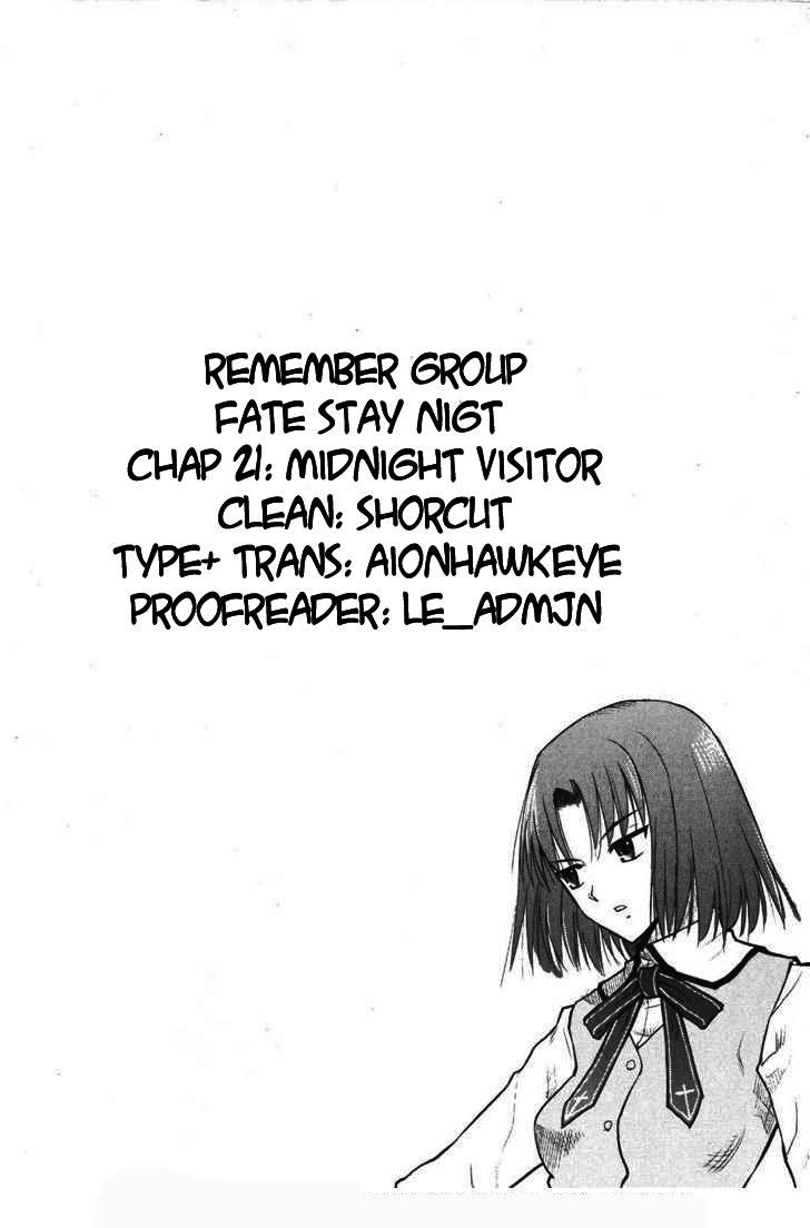 Fate Stay Night Chapter 21 - Trang 2