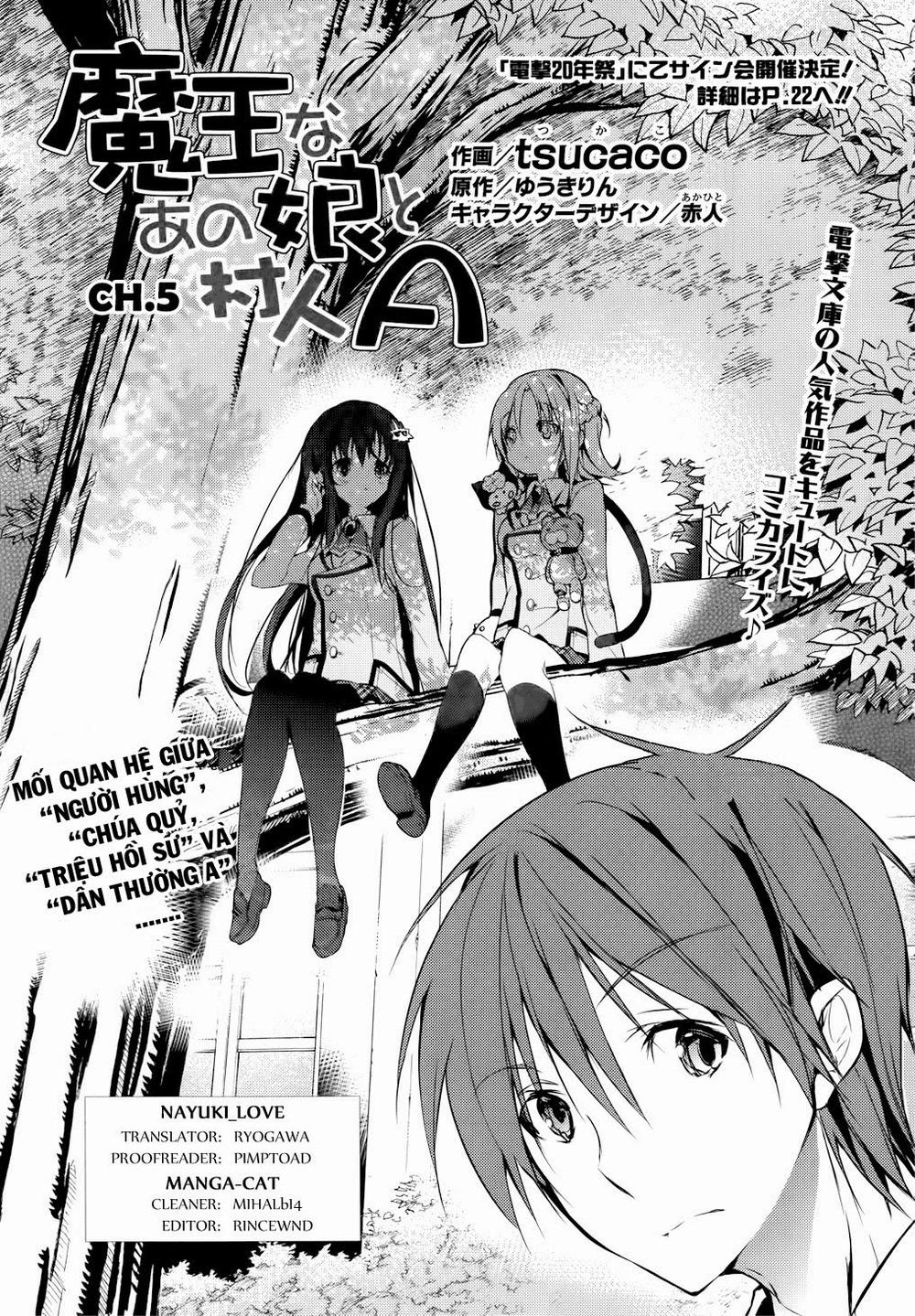 Maou Na Ano Ko To Murabito A Chapter 5 - Trang 2