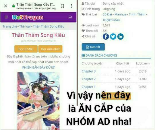 Thần Thám Song Kiêu Chapter 6 - Trang 2