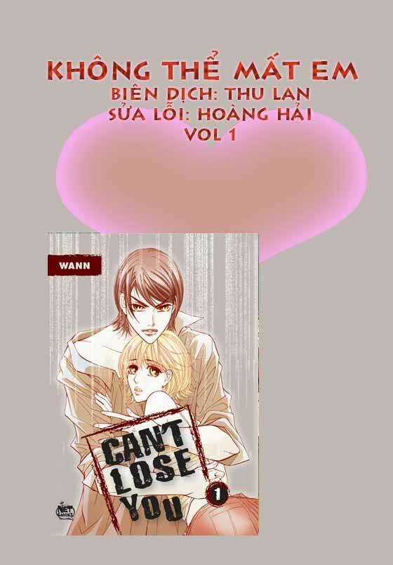 Can’T Lose You Chapter 1 - Trang 2