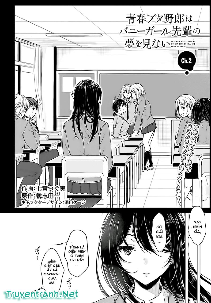 Seishun Buta Yarou Wa Bunny Girl Senpai No Yume O Minai Chapter 2 - Trang 2