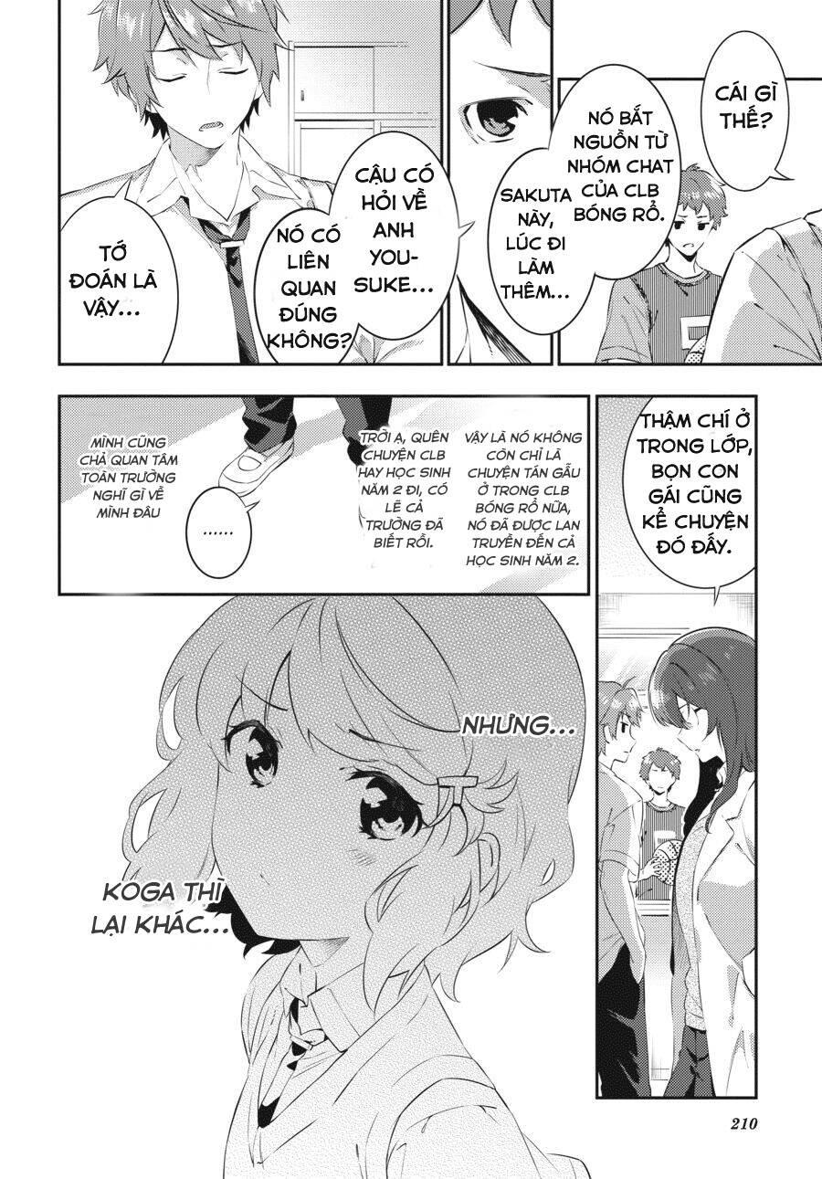 Seishun Buta Yarō Wa Puchidebiru Kōhai No Yume O Minai Chapter 8 - Trang 2