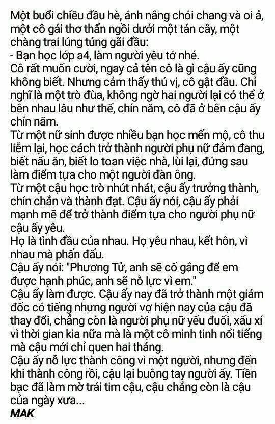 Những Mẩu Truyện “Ngôn Tình” [Ngược] Chapter 3 - Trang 2