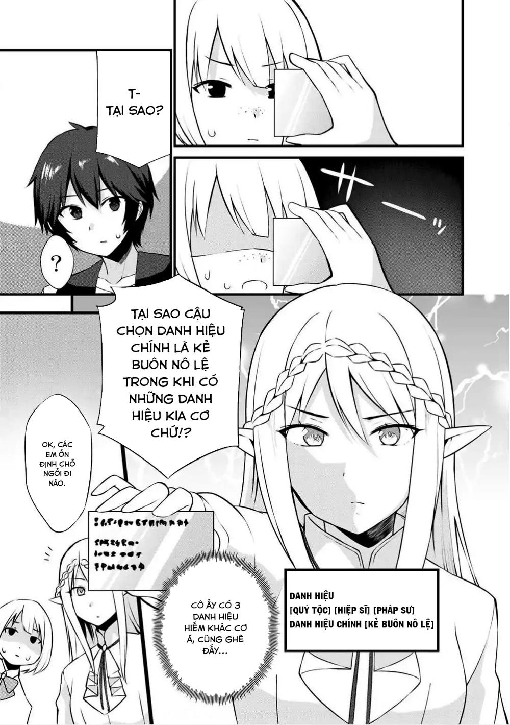 Dorei Shounin Shika Sentakushi Ga Nai Desu Yo? Harem? Nani Sore Oishii No? Chapter 2 - Trang 2