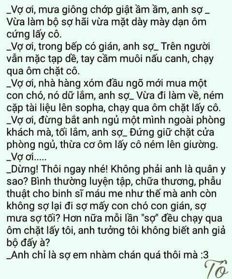 Những Mẩu Truyện “Ngôn Tình” [Ngọt, Sủng, Hài] Chapter 4 - Trang 2