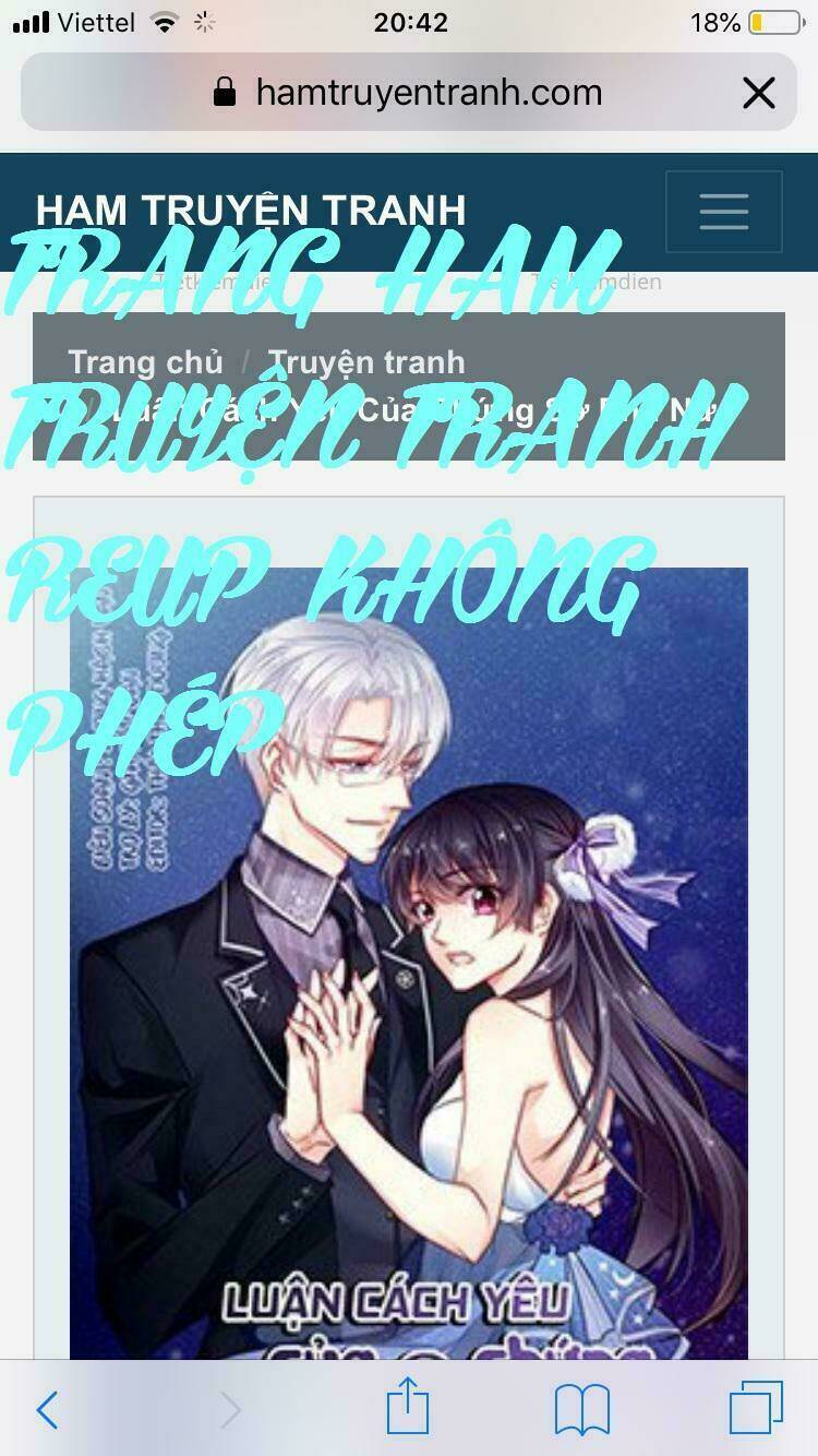 Luận Cách Yêu Của Chứng Sợ Phụ Nữ Chapter 34 - Trang 2