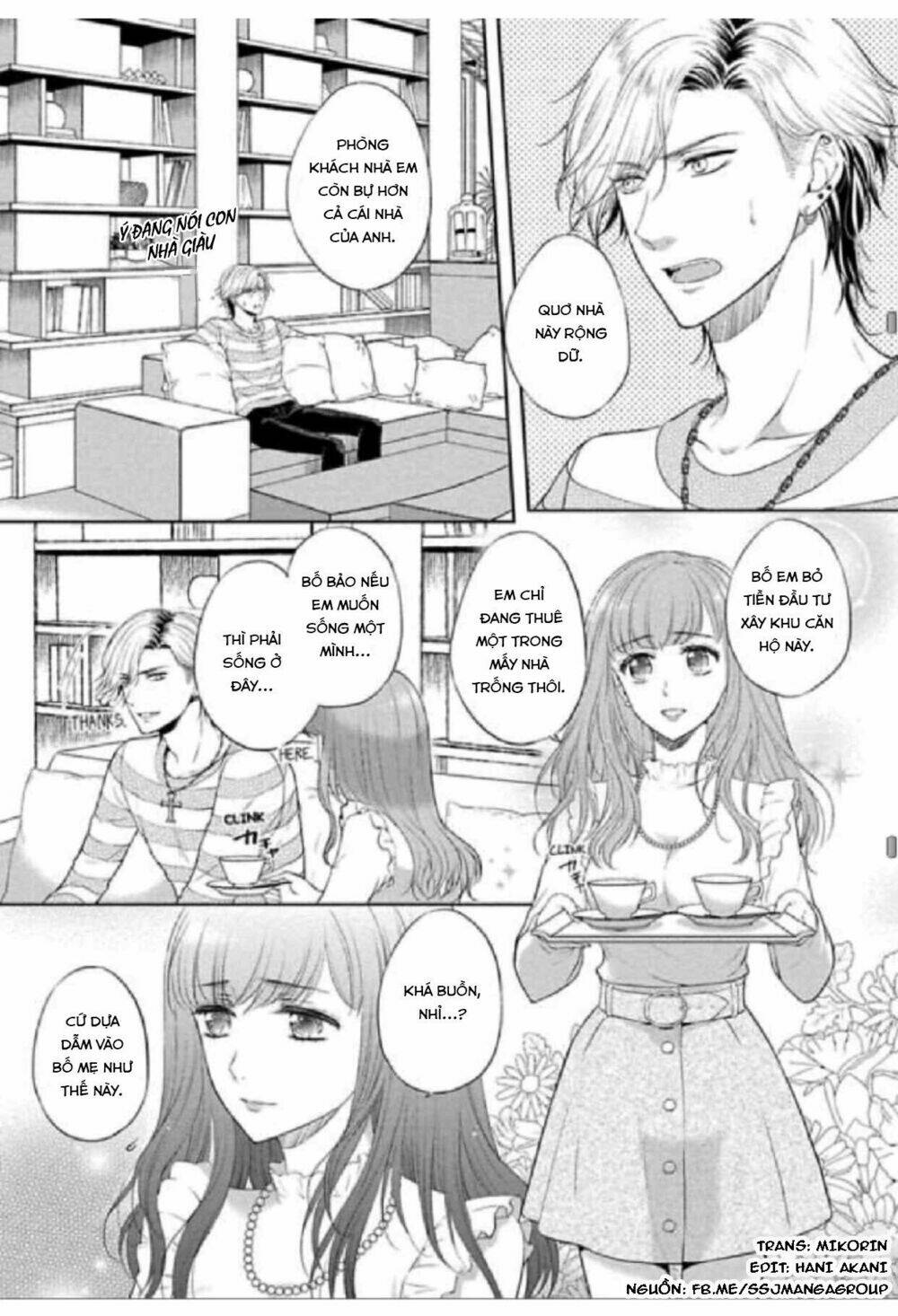 Potchari Kanojo To Suitsu Kareshi Anata To Toro Ama Sekusasaizu Chapter 4 - Trang 2