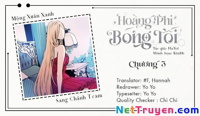 Hoàng Phi Bóng Tối Chapter 3 - Trang 2