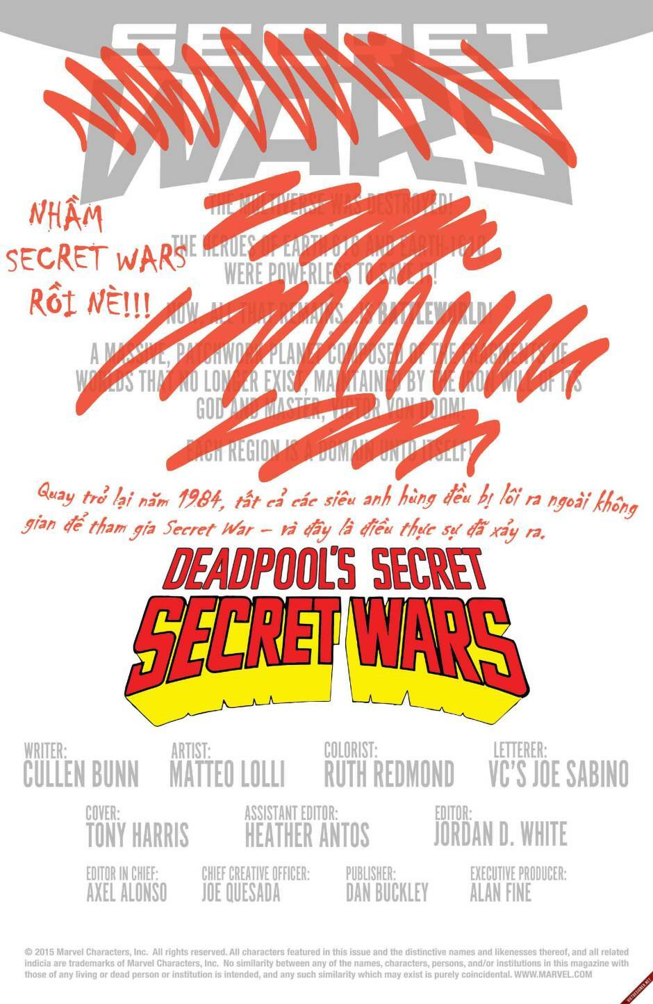 Deadpool’S Secret Secret Wars Chapter 1 - Trang 2