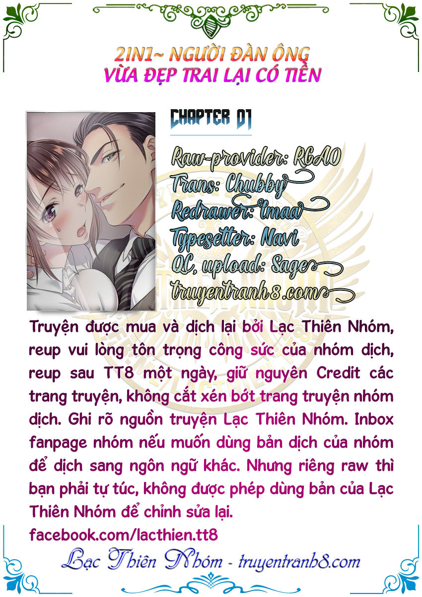 Người Đàn Ông Vừa Giàu Vừa Soái Chapter 1 - Trang 2