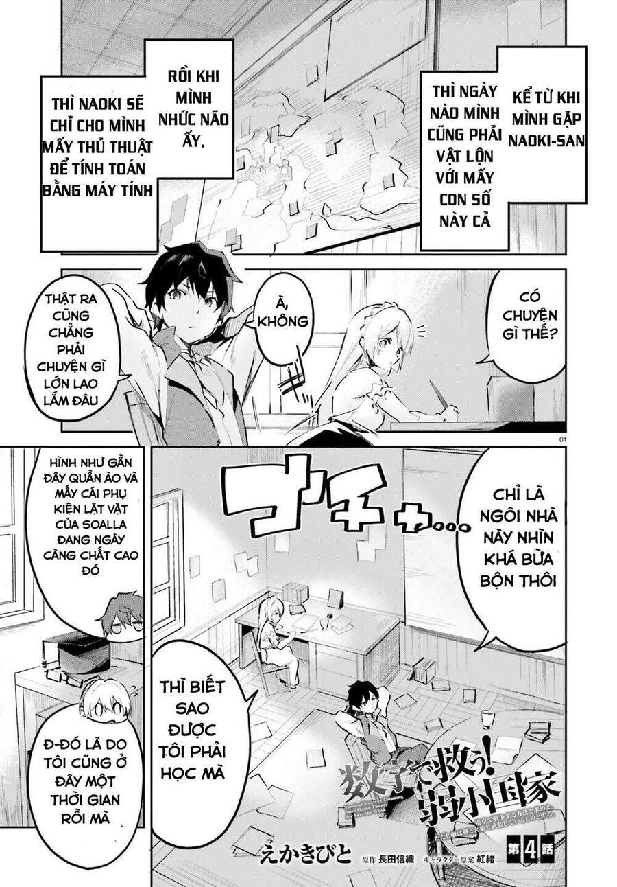 Suuji De Sukuu! Jyakushou Kokka Chapter 4 - Trang 2