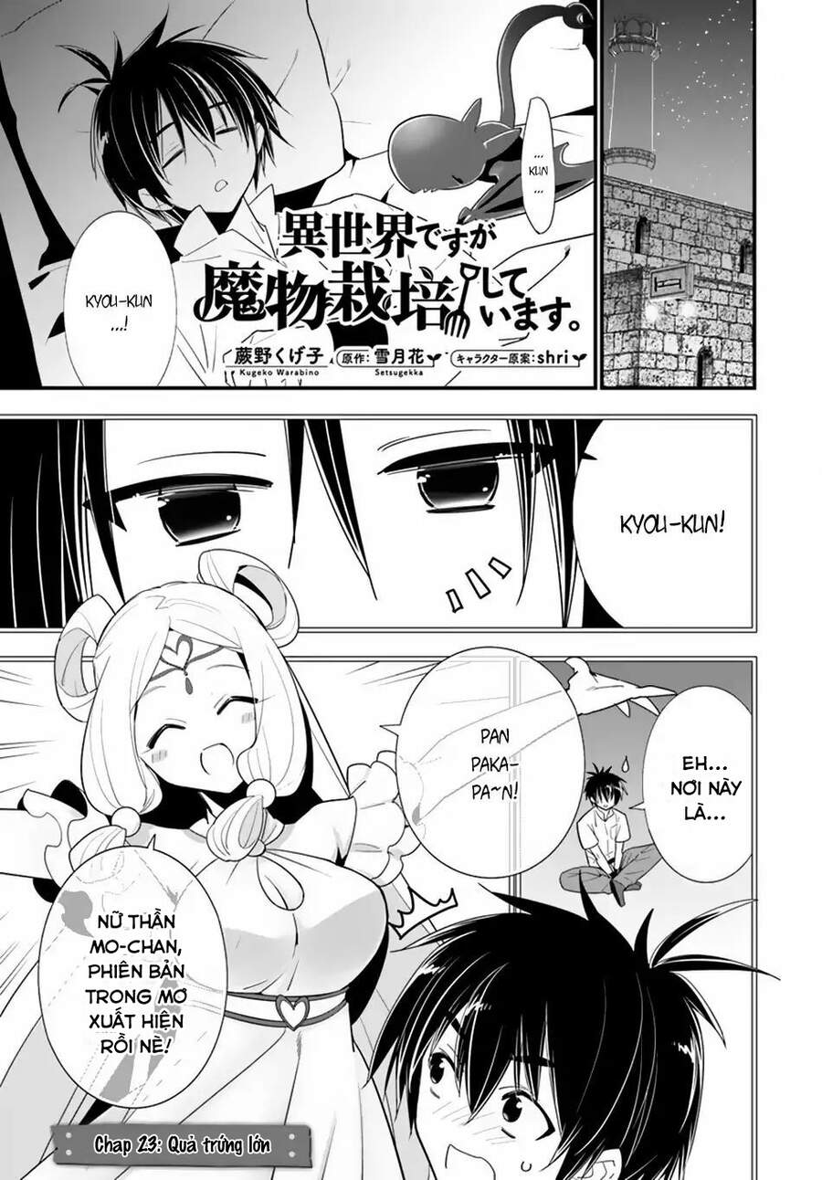 Isekai Desu Ga Mamono Saibai Shiteimasu Chapter 23 - Trang 2