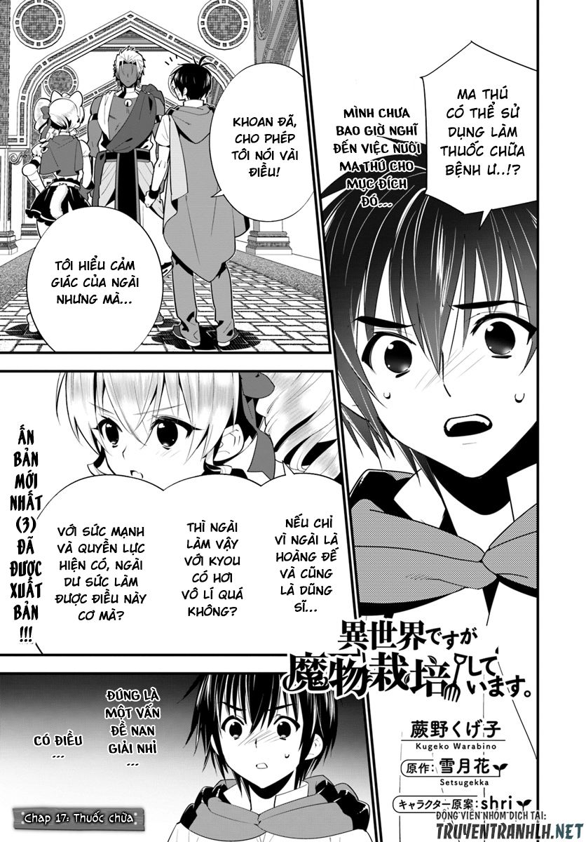 Isekai Desu Ga Mamono Saibai Shiteimasu Chapter 17 - Trang 2