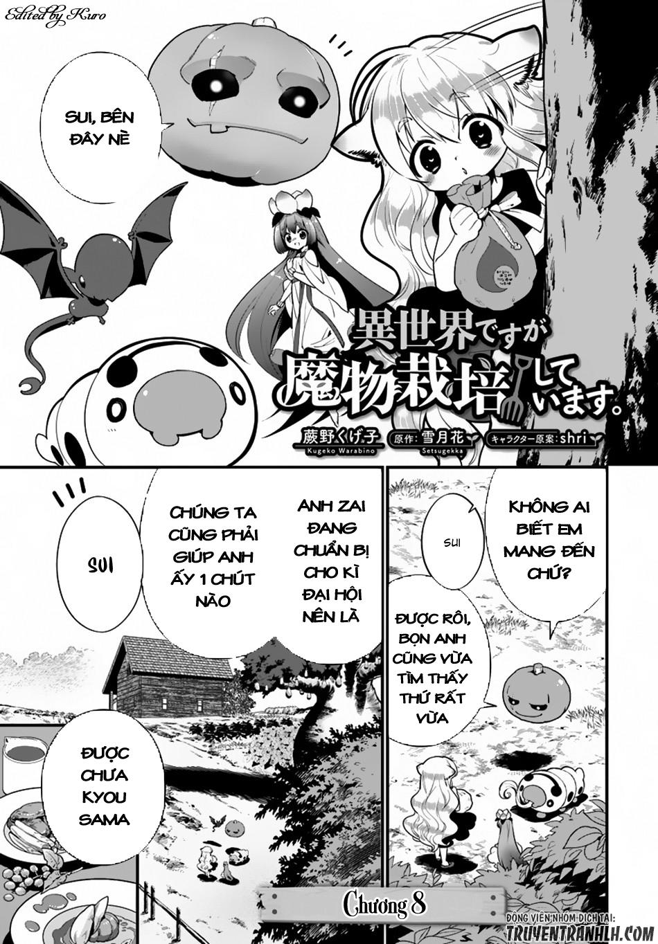 Isekai Desu Ga Mamono Saibai Shiteimasu Chapter 8 - Trang 2