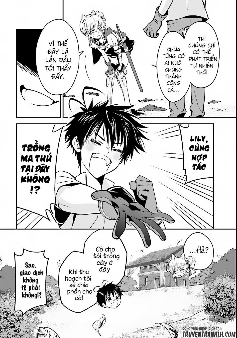 Isekai Desu Ga Mamono Saibai Shiteimasu Chapter 1 - Trang 2