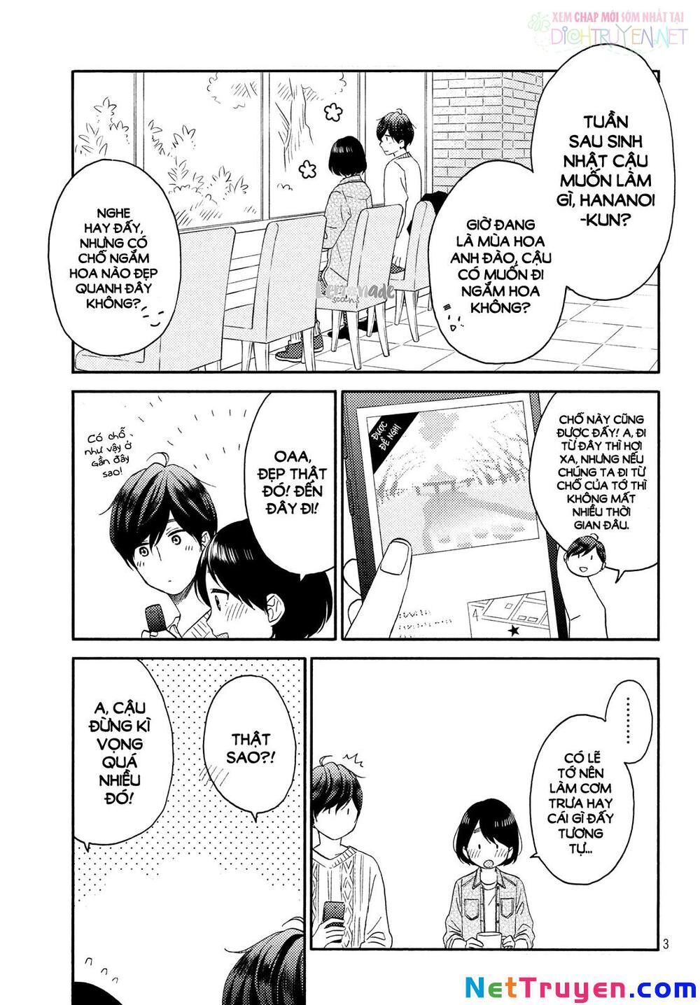 Hananoi-Kun To Koi No Yamai Chapter 16 - Trang 2