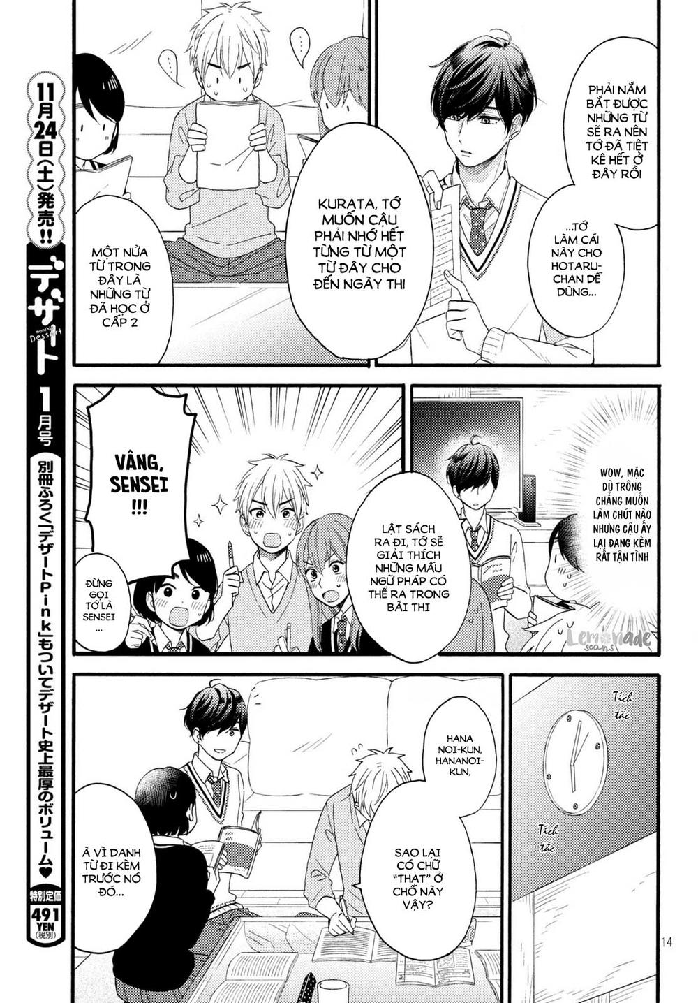 Hananoi-Kun To Koi No Yamai Chapter 9 - Trang 2