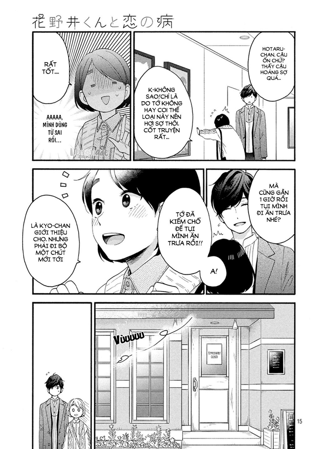 Hananoi-Kun To Koi No Yamai Chapter 8 - Trang 2