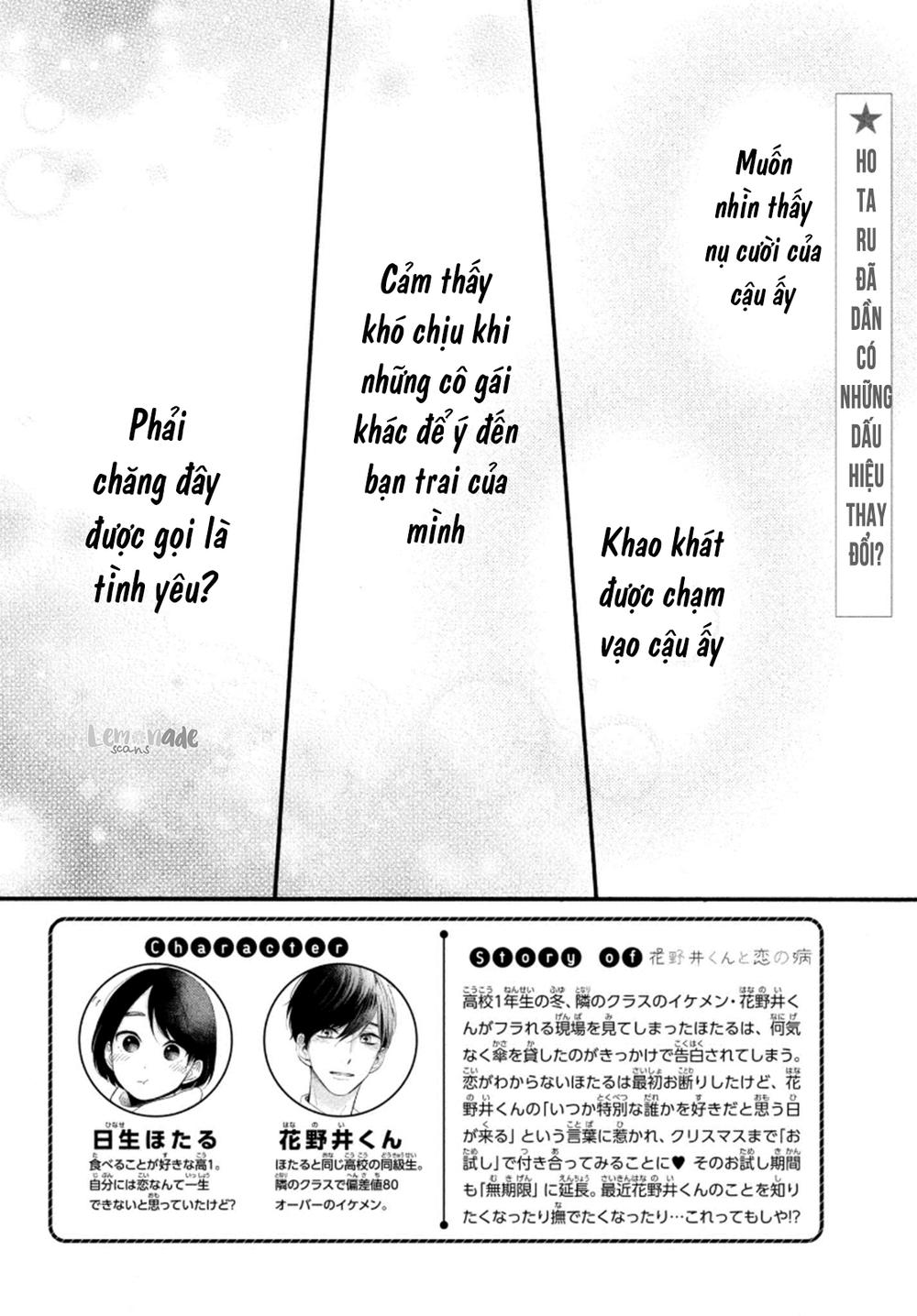 Hananoi-Kun To Koi No Yamai Chapter 8 - Trang 2