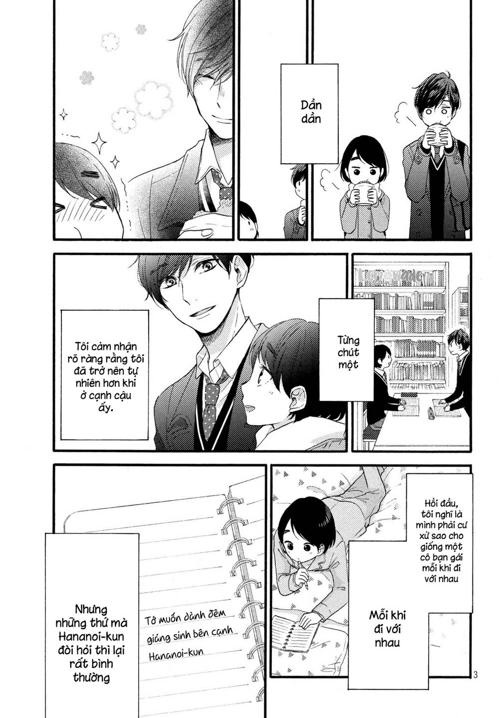 Hananoi-Kun To Koi No Yamai Chapter 3 - Trang 2