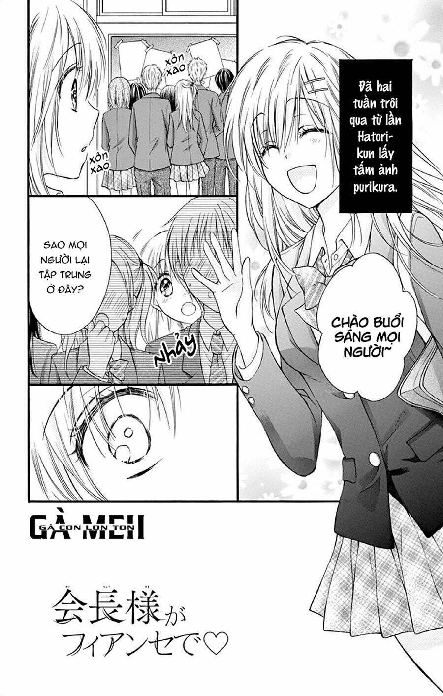 Kaichou-Sama Ga Fiancee De Chapter 18 - Trang 2