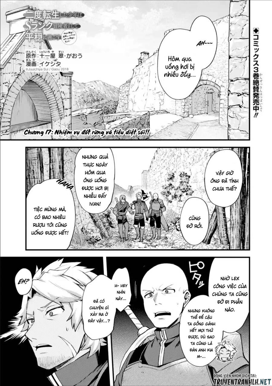 Nido Tensei Shita Shounen Wa S Rank Boukensha Toshite Heion Ni Sugosu-Zense Ga Kenja De Eiyuu Datta Chapter 17 - Trang 2