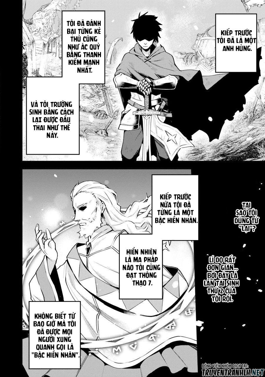 Nido Tensei Shita Shounen Wa S Rank Boukensha Toshite Heion Ni Sugosu-Zense Ga Kenja De Eiyuu Datta Chapter 1 - Trang 2