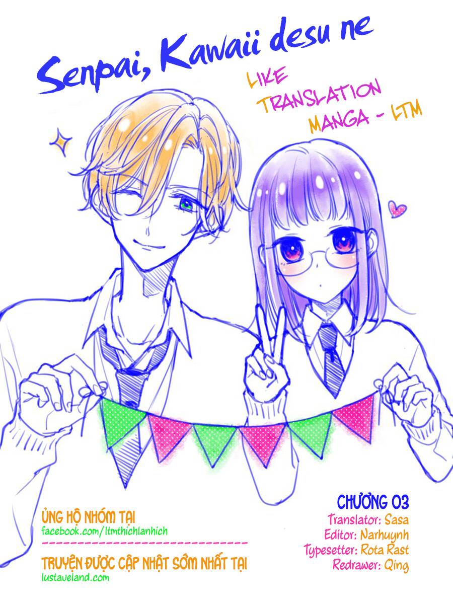 Senpai, Kawaii Desu Ne Chapter 3 - Trang 2