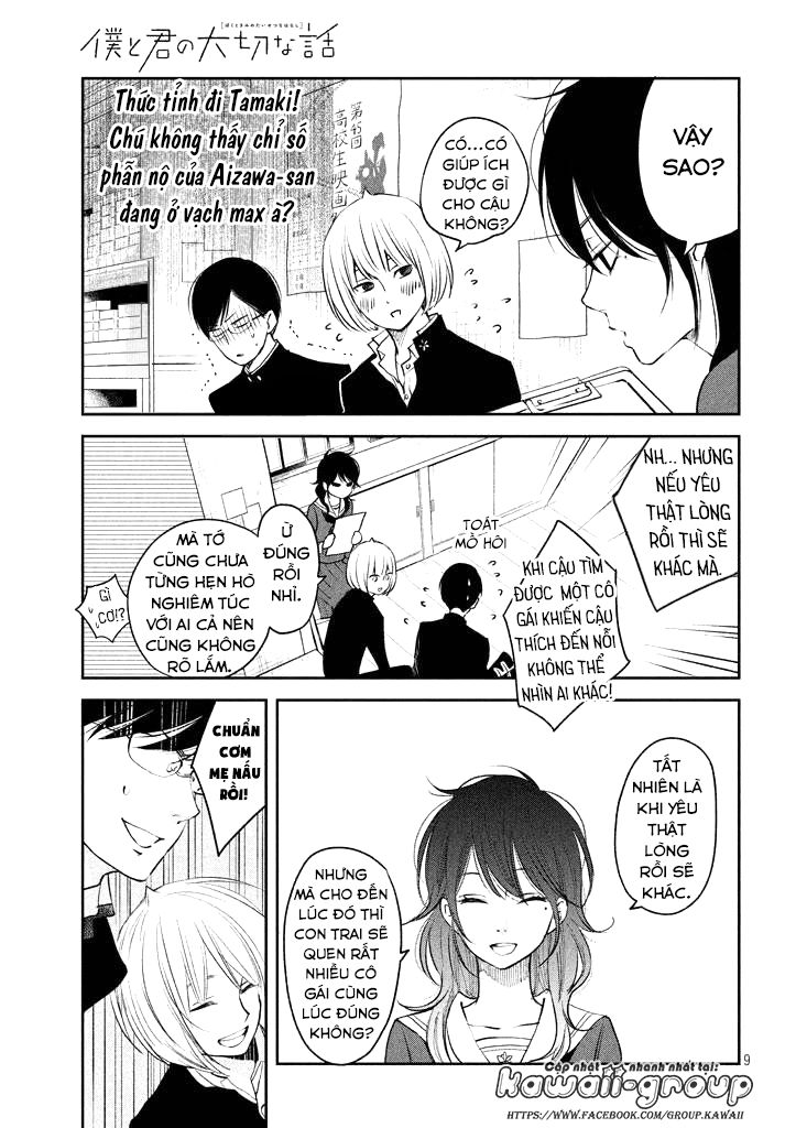 Boku To Kimi No Taisetsu Na Hanashi Chapter 13 - Trang 2