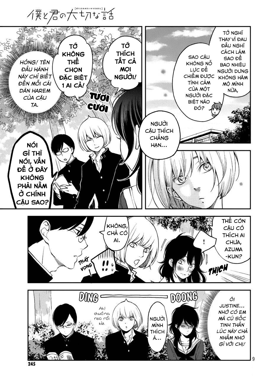 Boku To Kimi No Taisetsu Na Hanashi Chapter 11 - Trang 2