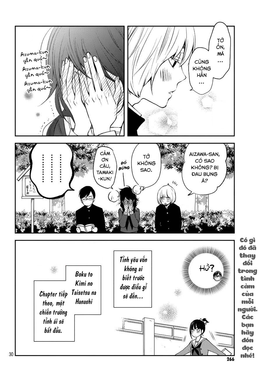 Boku To Kimi No Taisetsu Na Hanashi Chapter 11 - Trang 2