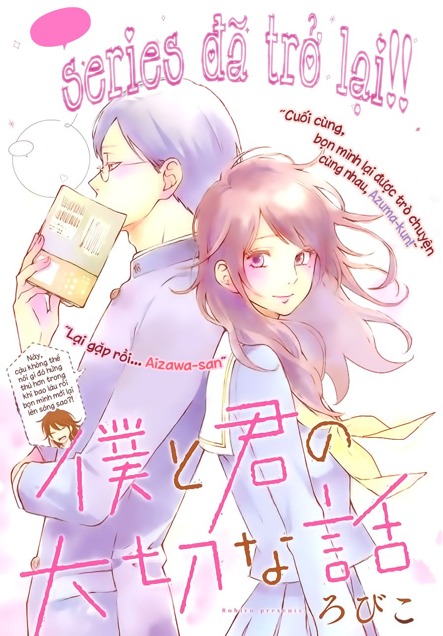 Boku To Kimi No Taisetsu Na Hanashi Chapter 9 - Trang 2