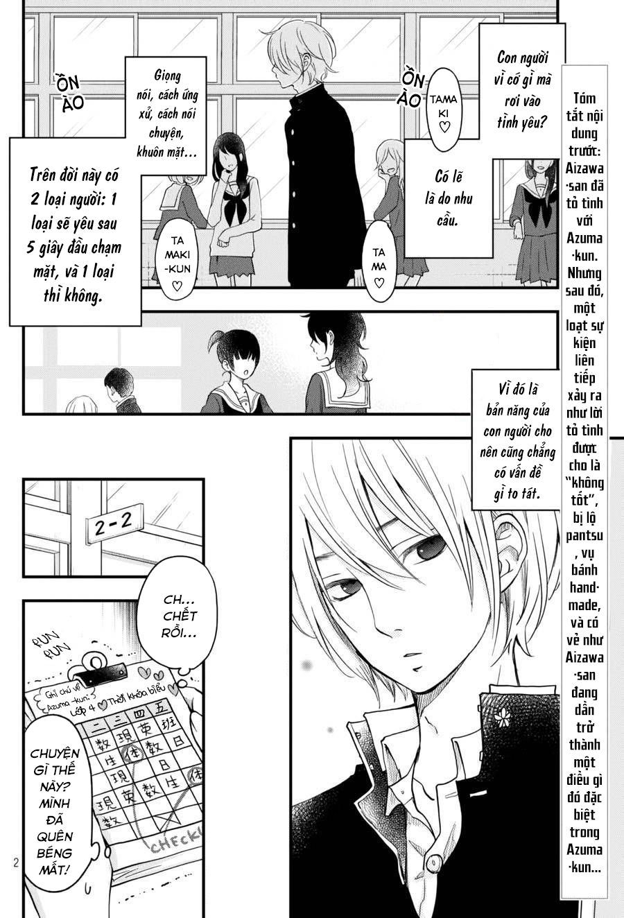 Boku To Kimi No Taisetsu Na Hanashi Chapter 6 - Trang 2