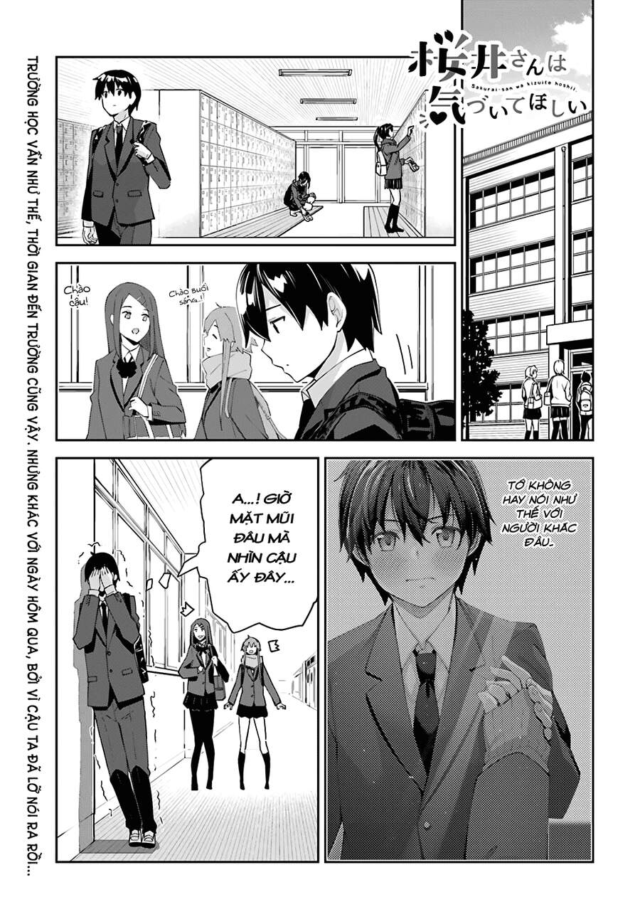 Sakurai-San Wa Kizuite Hoshii Chapter 23 - Trang 2