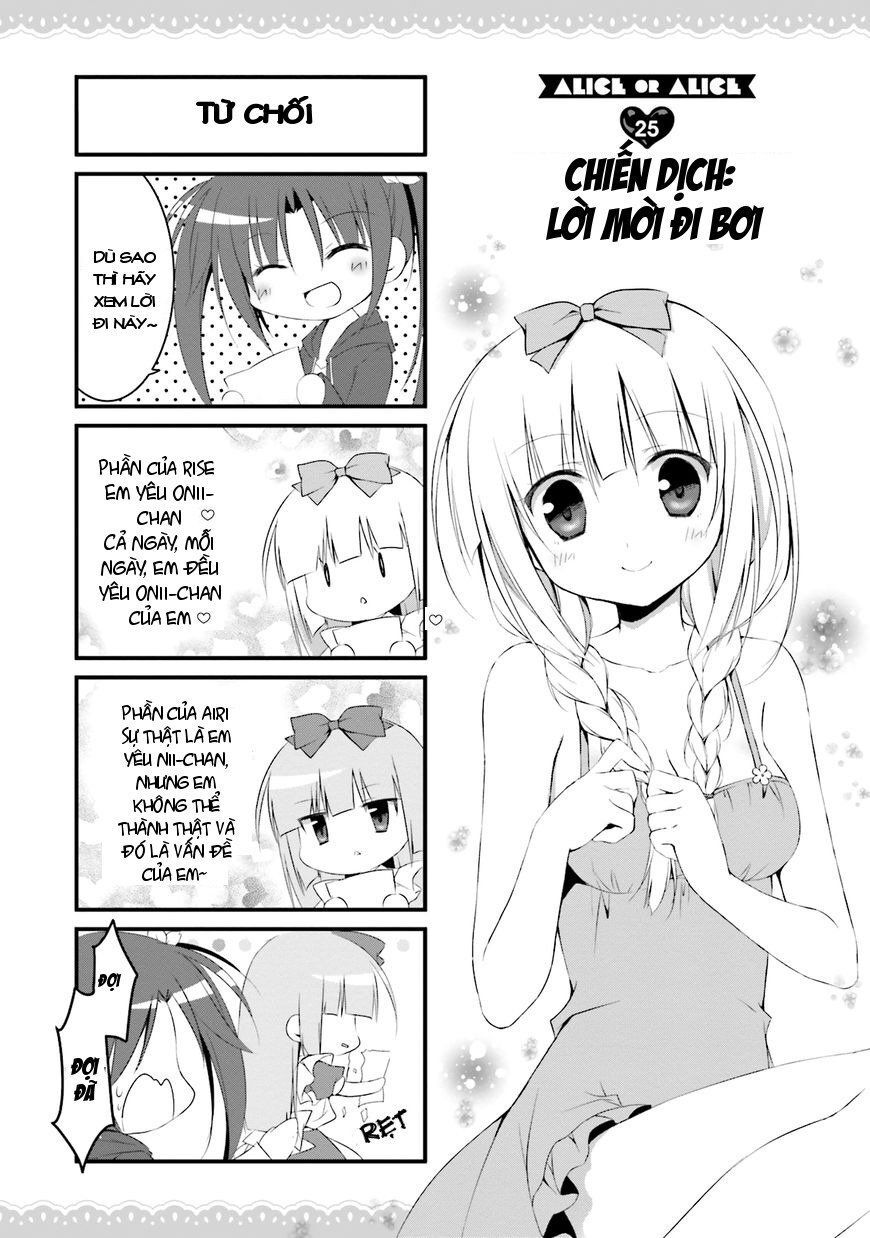 Alice Or Alice: Siscon Niisan To Futago No Imouto Chapter 25 - Trang 2