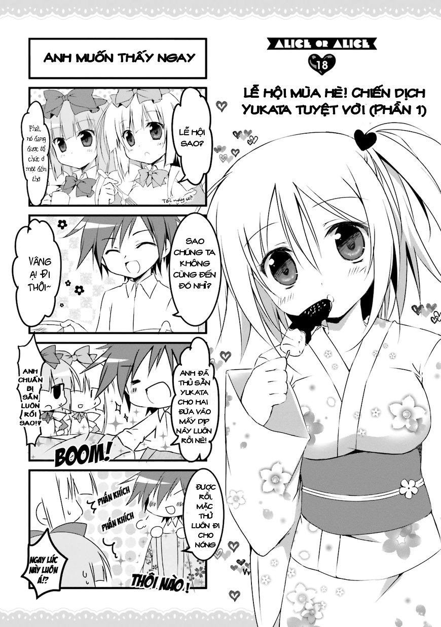 Alice Or Alice: Siscon Niisan To Futago No Imouto Chapter 18 - Trang 2