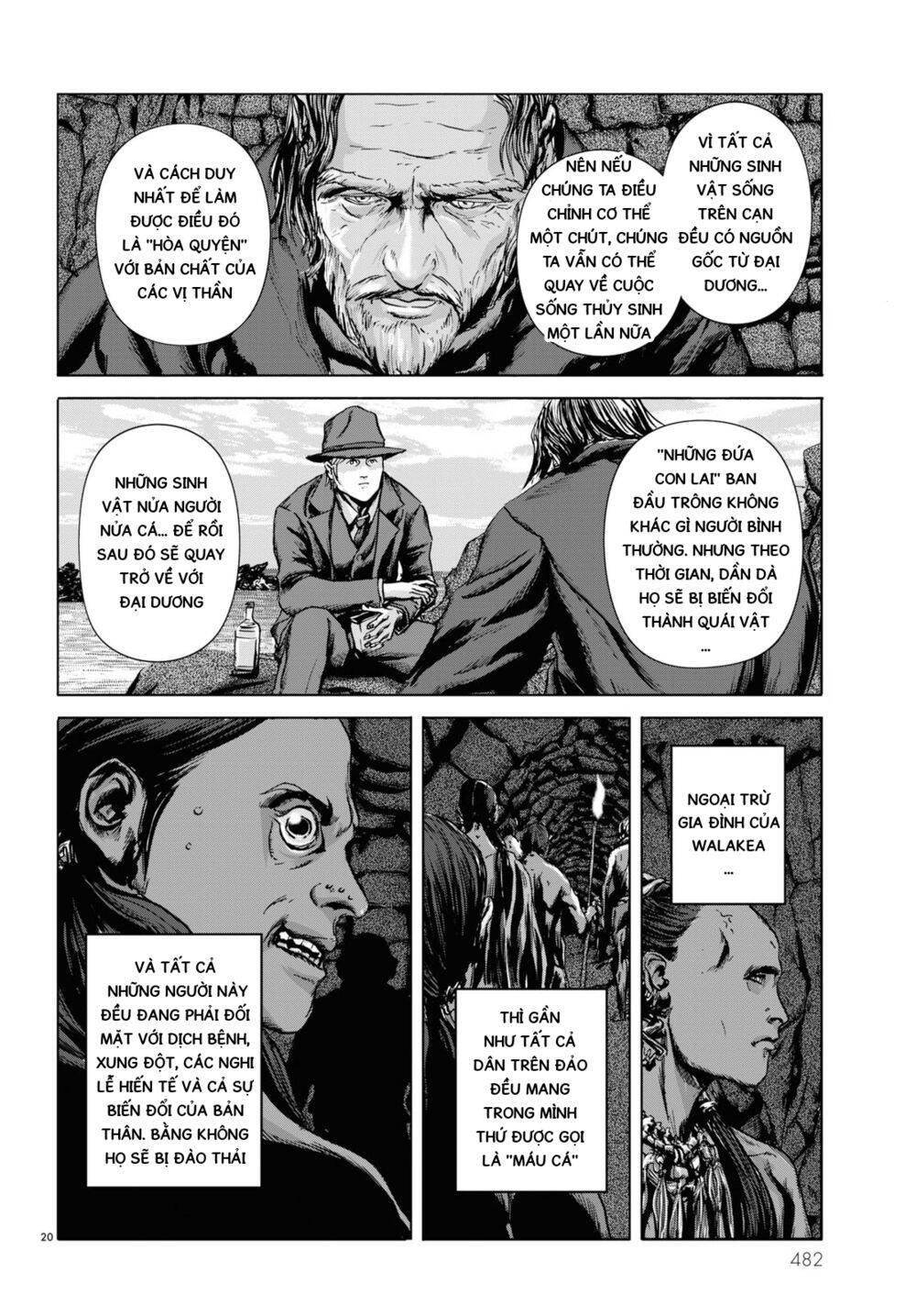 The Shadow Over Innsmouth (Innsmouth No Kage) Chapter 4 - Trang 2