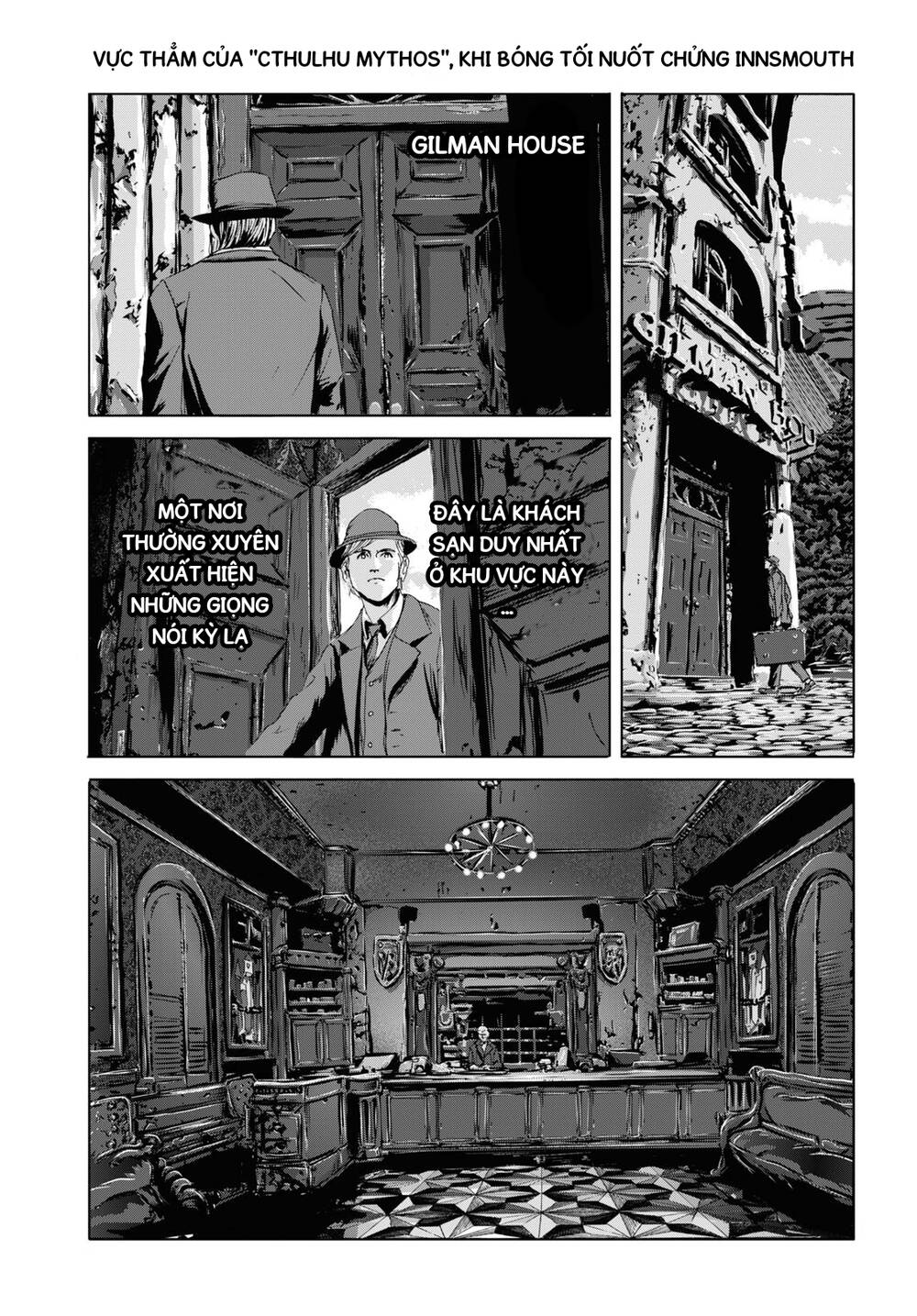 The Shadow Over Innsmouth (Innsmouth No Kage) Chapter 3 - Trang 2