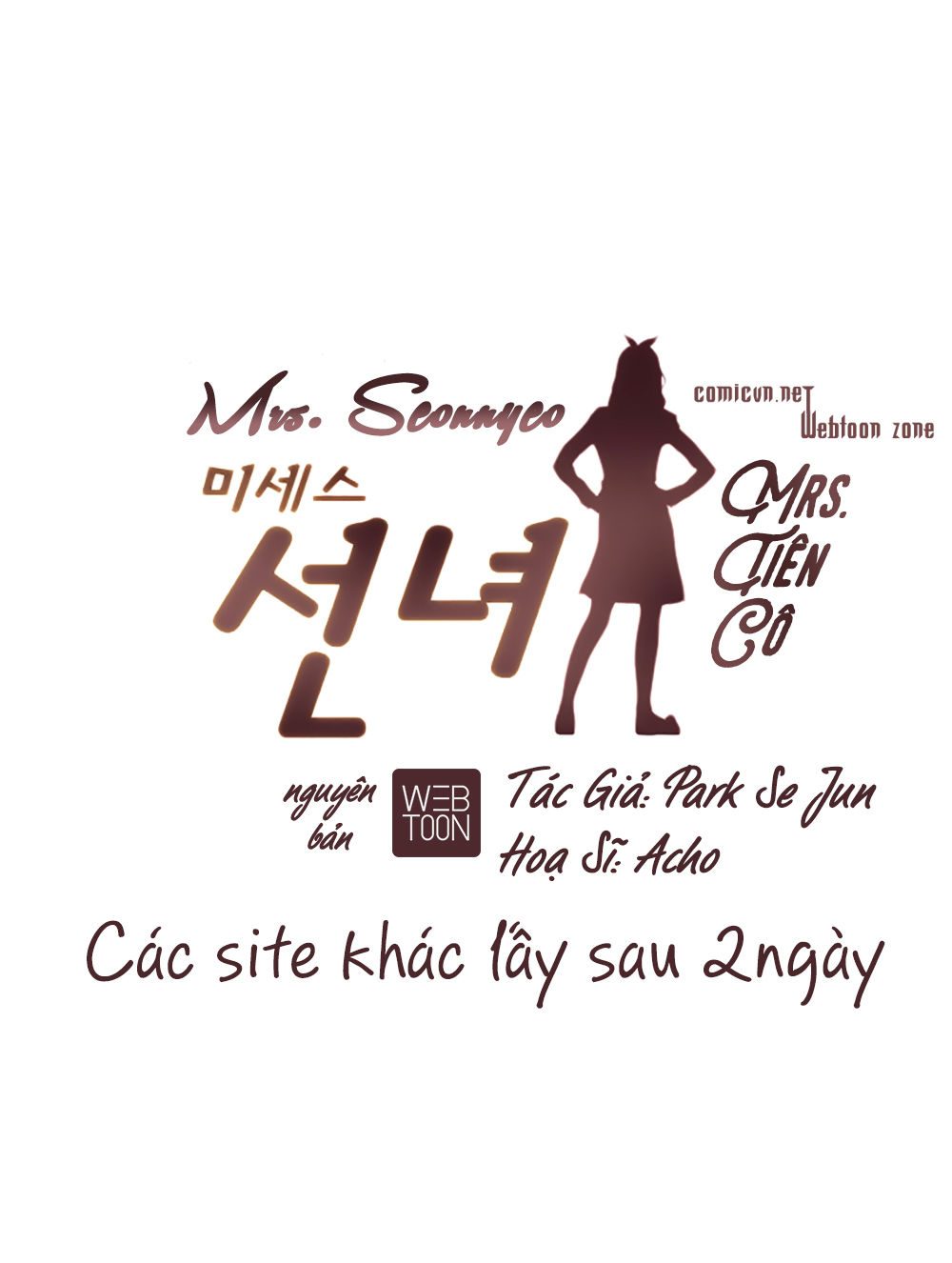 Mrs. Seonnyeo Chapter 25 - Trang 2