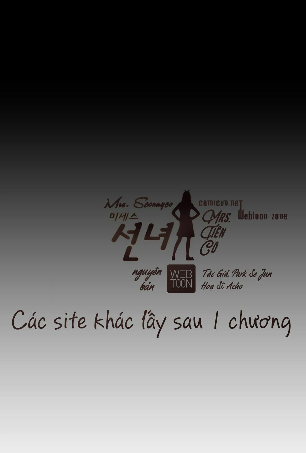 Mrs. Seonnyeo Chapter 0 - Trang 2