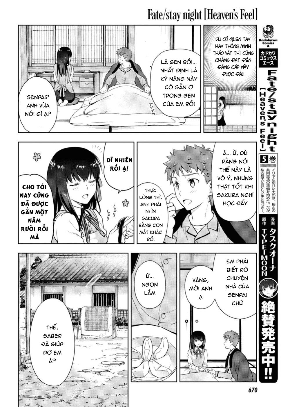 Fate/Stay Night Heaven’S Feel Chapter 33 - Trang 2