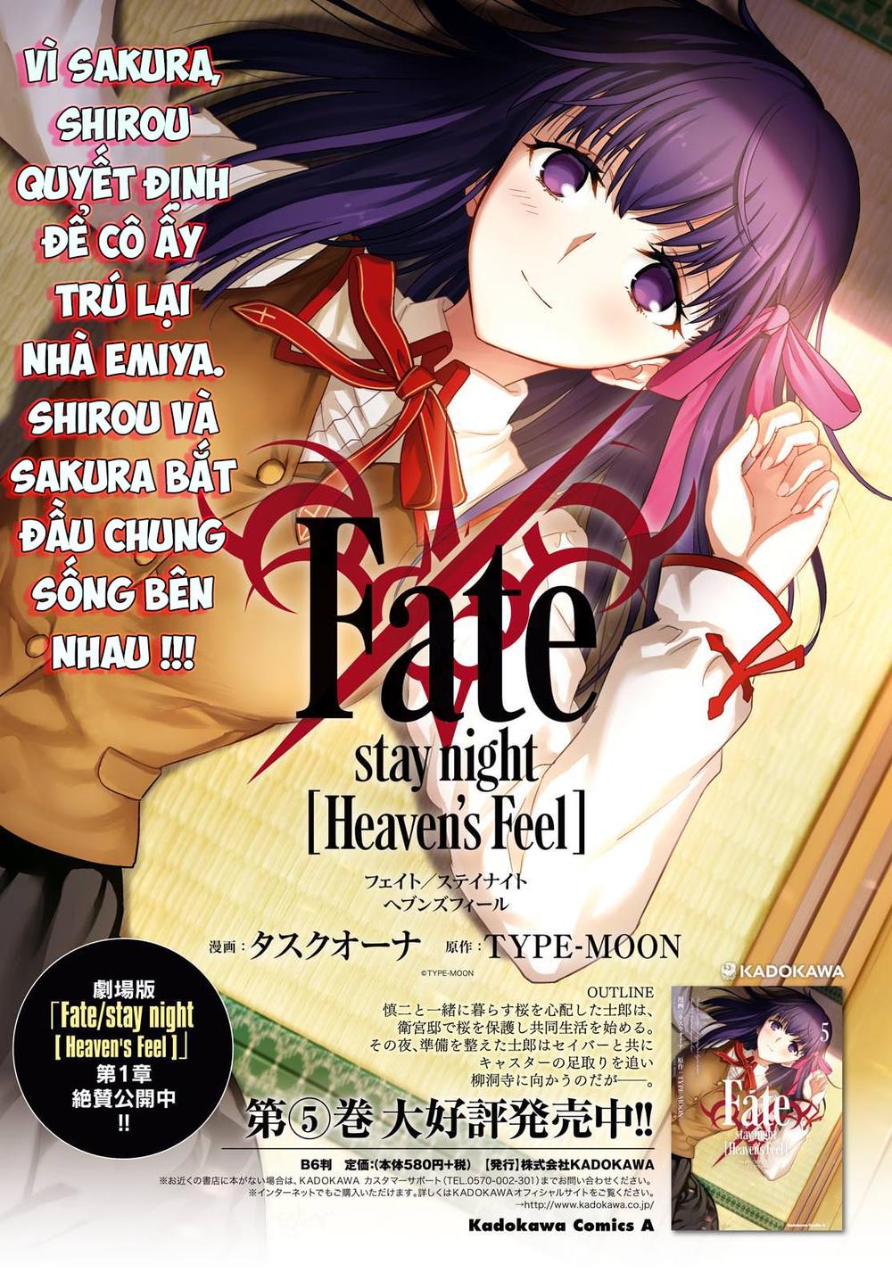 Fate/Stay Night Heaven’S Feel Chapter 31 - Trang 2