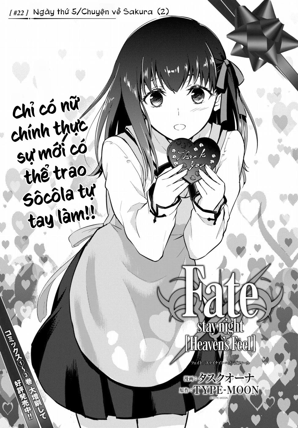 Fate/Stay Night Heaven’S Feel Chapter 22 - Trang 2