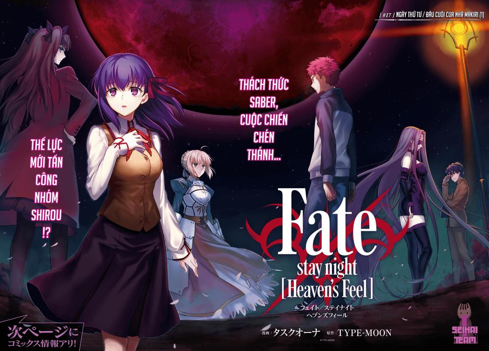 Fate/Stay Night Heaven’S Feel Chapter 17 - Trang 2