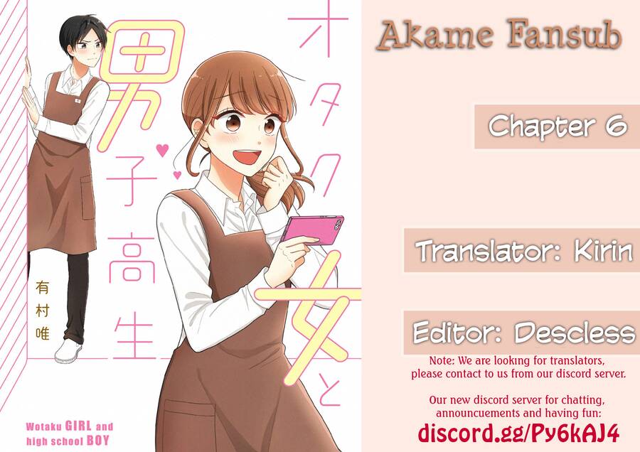 Wotaku Girl And High School Boy Chapter 6 - Trang 2