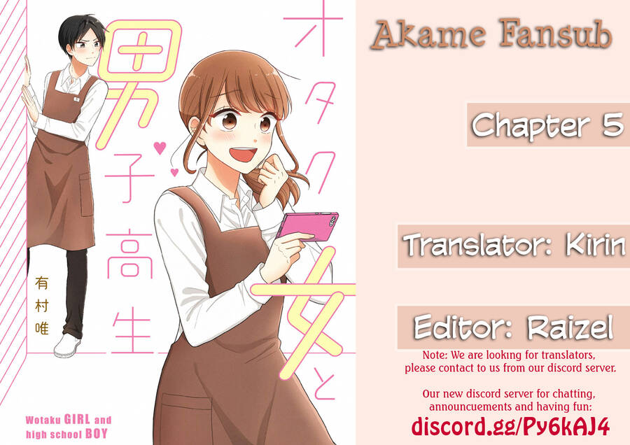 Wotaku Girl And High School Boy Chapter 5 - Trang 2