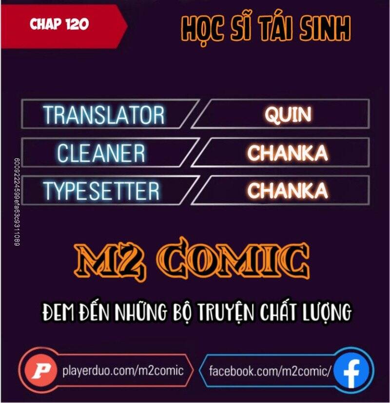 Học Sĩ Tái Sinh Chapter 120 - Trang 2